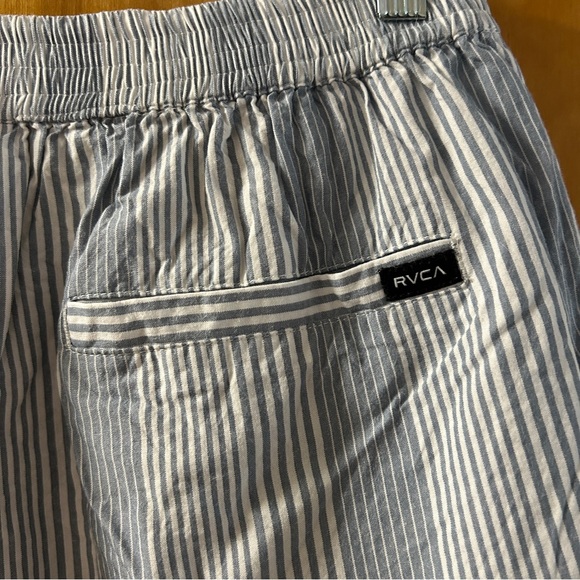 RVCA Striped Blue Women's Shorts - Picture 5 of 6